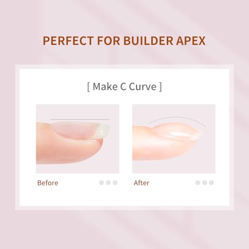 Clear Builder Gel for Nails 10ml - Nail Strengthening & Extensions, Hard Gel Polish, Curing Needed