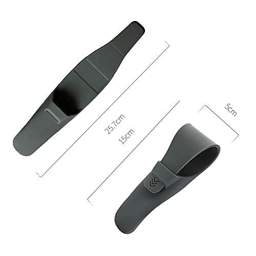 3Pack Silicone Razor Case, JCSMARTEC Rubber Safety Travel Shaver Cover Bag Protector, Portable Waterproof Razor Carrying Case (3-PACK)