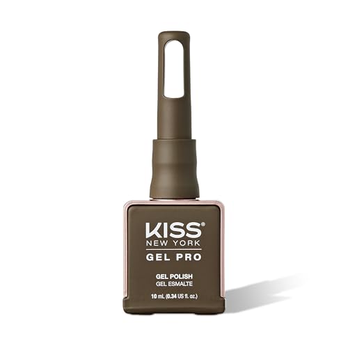 KISS NEW YORK Gel Nail Polish 10mL UV/LED Soak Off Manicure Salon & DIY