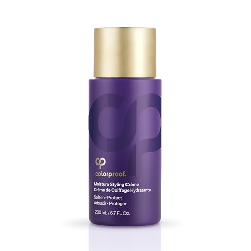 Colorproof Moisture Styling Cr?me 6.7FL. Oz. Leave-In Moisturizing Heat and Color Protection Cream for Smooth & Soft Finish, Gingered Amber Scent