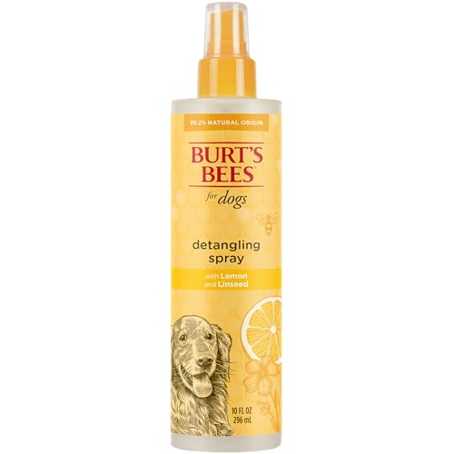 Burt's Bees Dog Detangling Spray - Natural Leave-in Grooming 10 Fl Oz