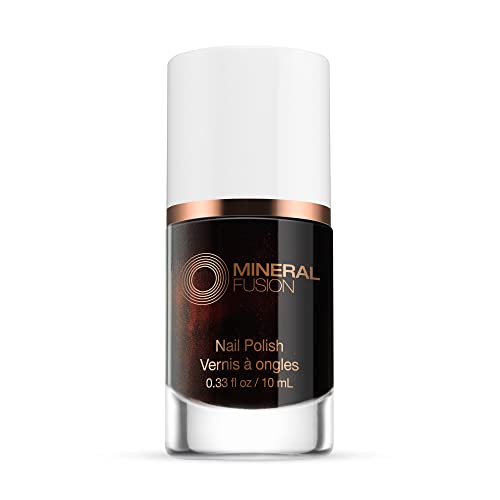 Mineral Fusion Nail Polish, Black Red Plum, Double Take Double Take 0.33 Fl Oz (Pack of 1)