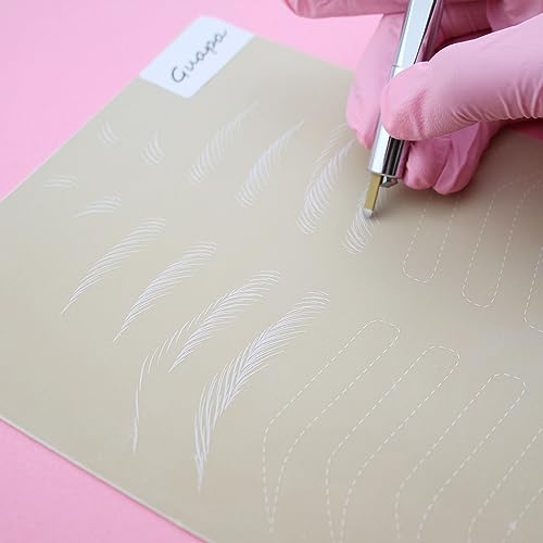 5pcs Microblading Practice Skin Double-Sided Inkless Eyebrow