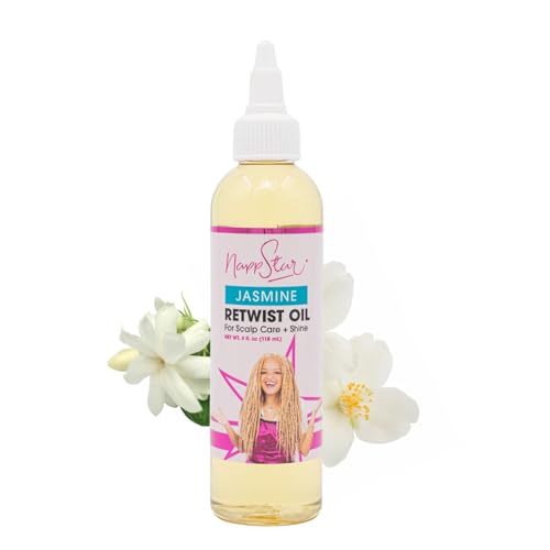 NappStar Retwist Oil for Locs - Jasmine Scent, 4 Oz