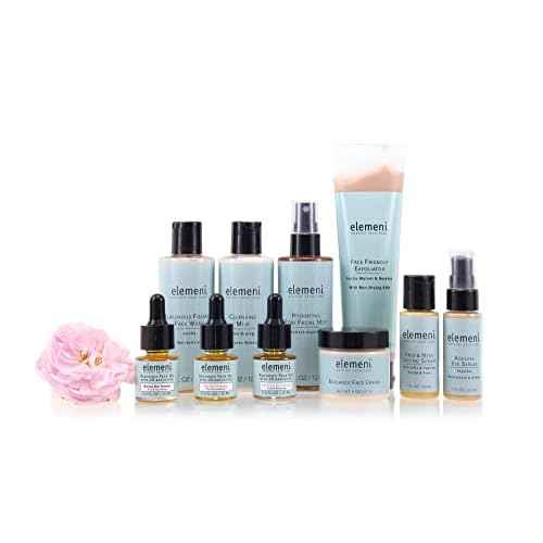 elemeni Radiance Face Oil Dry Complexion, 0.5 fl oz, Rosehip Seed Oil Refines Fine Lines & Wrinkles, Natural Source Retinoic Acid, Absorbs Easily, Bulgarian Rose & Neroli, Organic, Anti-Aging, Vegan