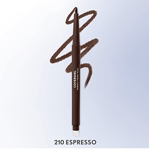 COVERGIRL Perfect Point Plus Eyeliner Pencil, Espresso, Pack of 2