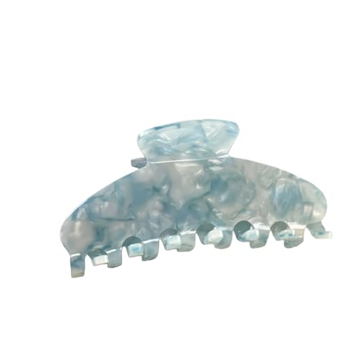 RUOXITIA Large Water Ripple Acetate Hair Claw for Thick or Thin Hair, 3.94" Stylish Hair Clip