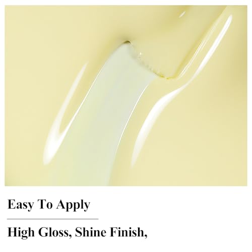 Bevimee Yellow Quick Dry Pastel Nail Polish - Sheer Color, Long-Lasting
