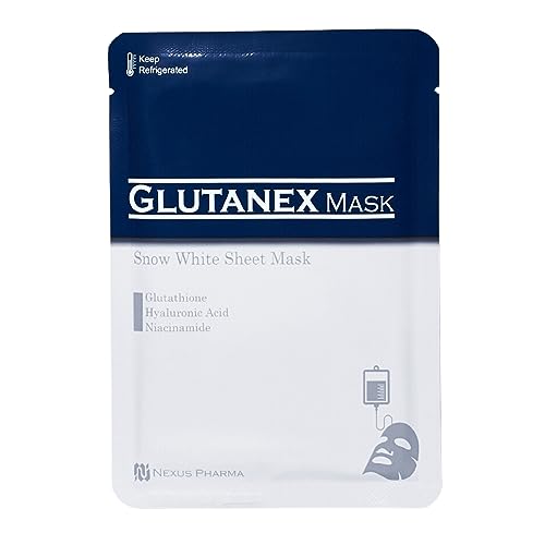 Glutanex Snow White Sheet Mask, 15 Sheets - Made In Korea