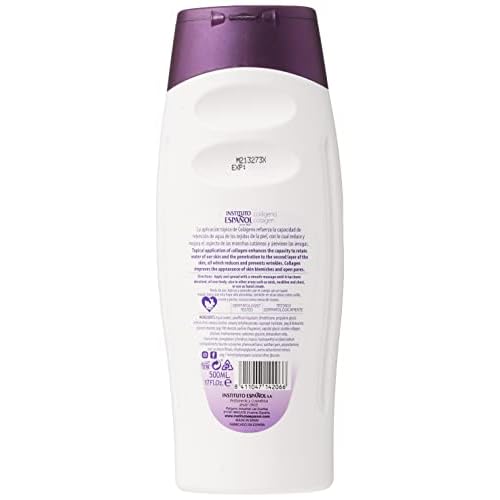 Avena Instituto Espanol Collagen body regeneration softens Moisturizes, Locion de Colageno 500ml