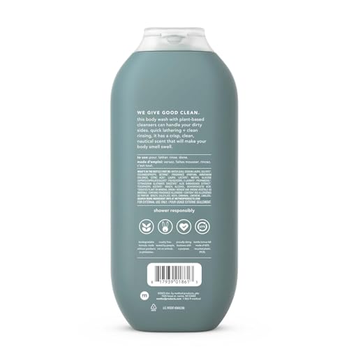 Method Men Body Wash, Sea + Surf, Paraben and Phthalate Free, 18 FL Oz (Pack of 6)