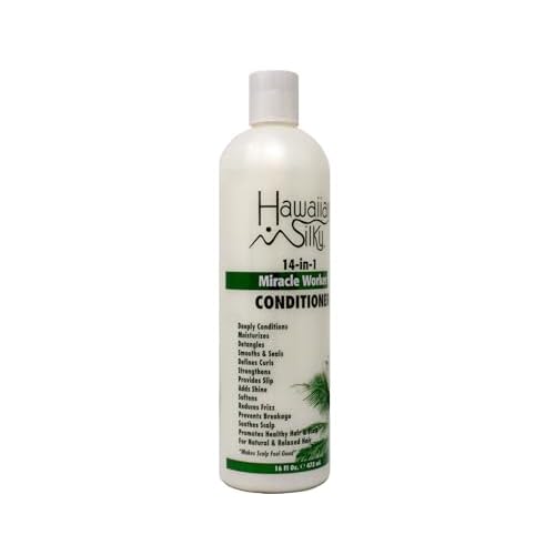 Hawaiian Silky Miracle Worker 14-In-1 Conditioner 16 Ounce (474ml) (Pack of 2)