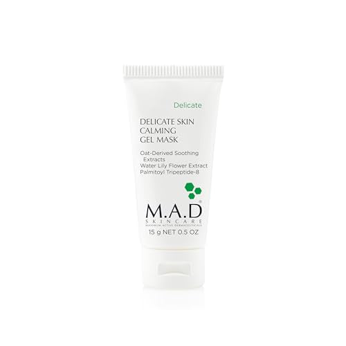 M.A.D Skincare Discover Delicate Care Set ? Complete Sensitive Skin Regimen with Gentle Cleansing Gel, Redness Rescue, Daily Moisturizer & Calming Gel Mask ? Hydrates & Soothes Irritated Skin