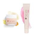 Hanalei Sugar Lip Scrub and Lip Treatment (Rose) Bundle, Made with Raw Cane Sugar and Real Hawaiian Kukui Nut Oil (Cruelty free, Paraben free)
