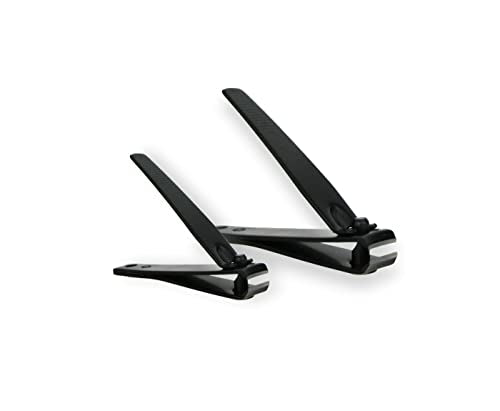 Toenail and Fingernail Clipper Set - Precision Grooming Tool, Black
