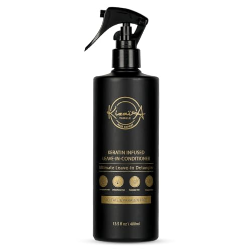 KizaiaCare Heat Protection Spray & Leave-in Conditioner for All Hair Types