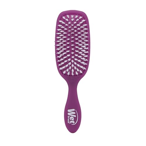 Wet Brush Smooth Styler Hair Brush, Purple Frost, Exclusive Ultra-soft IntelliFlex Bristles, Synthetic Boar Bristles, Shiny And Smooth, For All Hair Types, For Women, Men, Wet And Dry