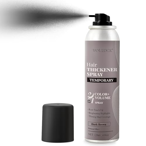 Hair Thickening Fibers Spray – Root Touch Up & Coverage