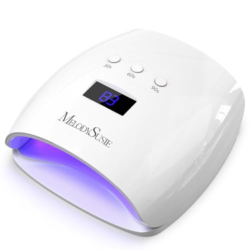 MelodySusie P-Plus30I UV LED Nail Lamp - 54W Nail Dryer with 3 Timers
