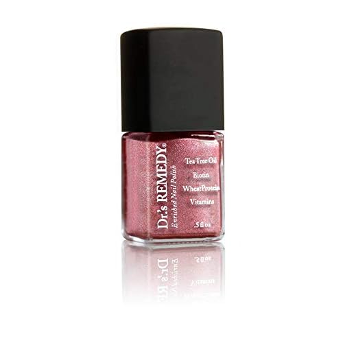 Dr.'s Remedy Enriched Nail Polish, Reflective Rose With Base Coat Set 0.5 Fluid Oz Each