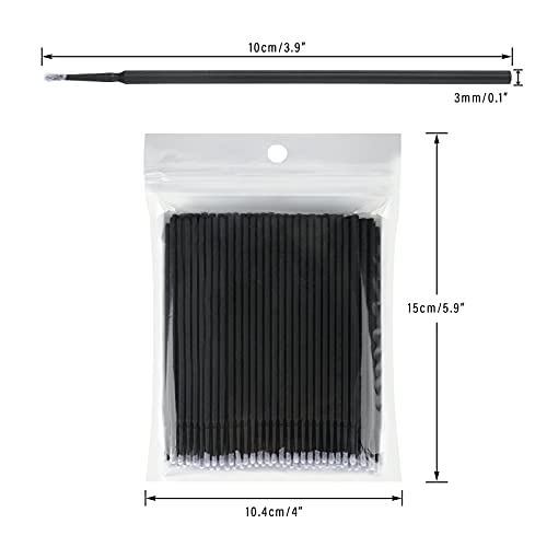 G2PLUS 500PCS Disposable Micro Applicators for Makeup & Care