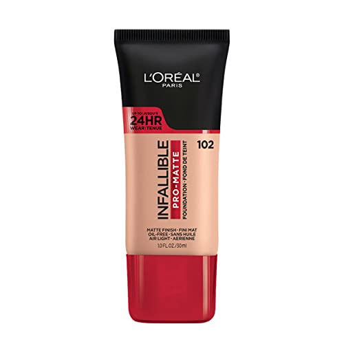 L'Oreal Paris Infallible Pro-Matte Foundation, Shell Beige 1oz
