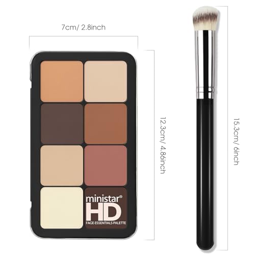 LSxia Set #06 Contour + Concealer Makeup Palette 16 Colors All-in-One Face Kit