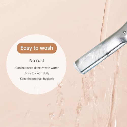 Compatible with Tweezerman facial razor refills, (Pack of 30).