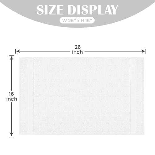 Reed&Pick Salon Towels ? 50 Pack White Hand Towels 100% Cotton Spa Towel ? 16x27 inches Highly Absorbable Facial, Gym, Hair, Face, Bulk Small Towels
