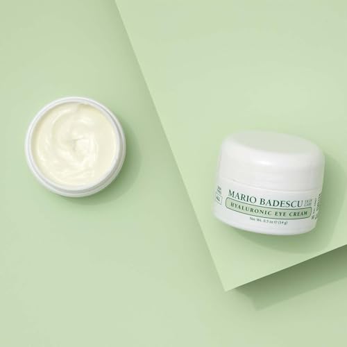 Mario Badescu Vitamin A-D-E Neck Cream & Hyaluronic Eye Cream Bundle ? Hydrating Eye Care & Neck Moisturizer Set for Dry, Sensitive Skin, Beauty Essentials for Dark Circles, Puffy Eyes & Wrinkle Care
