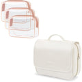 PACKISM Hanging Travel Toiletry Bag and TSA Approved Clear Bag, Bundle Sales