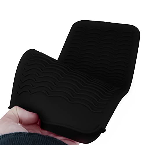 Silicone Heat Resistant Mat & Pouch for Hair Straightener
