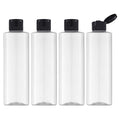 LISAPACK 8.3oz Travel Bottles with Flip Caps - 4 Pack