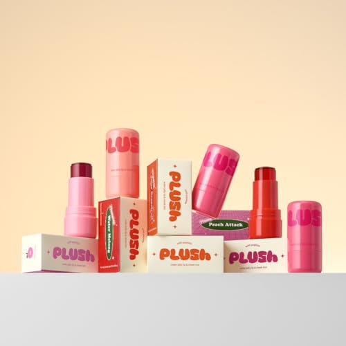 Elensilia Plush Water Jelly Lip & Cheek Tint Peach Attack 10g