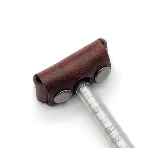 Henson Shaving Razor Leather Head Cover/Sheath for Henson AL13 and Henson Ti22