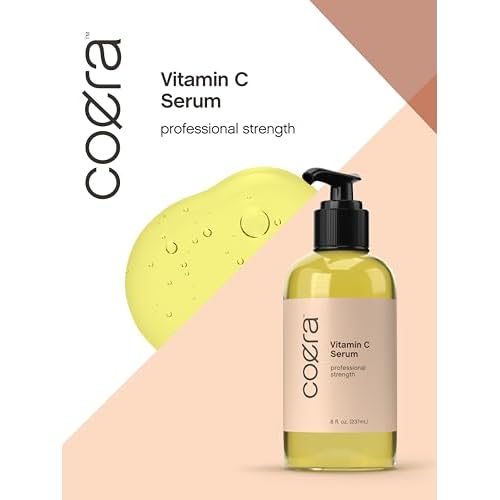 Coera Vitamin C Face Serum | 12% with Ascorbic Acid | 8 fl oz | Hydrating and Moisturizing for Dark Spots | Paraben & SLS Free