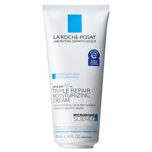 La Roche-Posay Lipikar AP+ Triple Repair Moisturizing Cream | Face & Body Lotion For Dry Skin | Shea Butter & Niacinamide Moisturizer | Gentle Face & Body Cream For Dry, Rough & Sensitive Skin