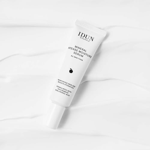 IDUN Minerals Mineral Intense Moisture Serum - Reinforcing Skin And Boosting Hydration - Intensely Moisturize The Skin - Reduces Deep Wrinkles Significantly - 1.01 Oz, (I0108551)