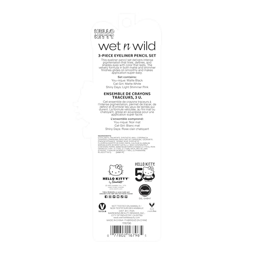 wet n wild Hello Kitty 3-Piece Eyeliner Pencil Set