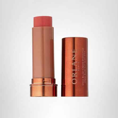 ORLANE PARIS Cream Blush Sun Glow Stick - Bright Pink Rose - Velvety Blush Cream Made with Made with Hyaluronic Acid, Aloe, and Vitamin E (9g)