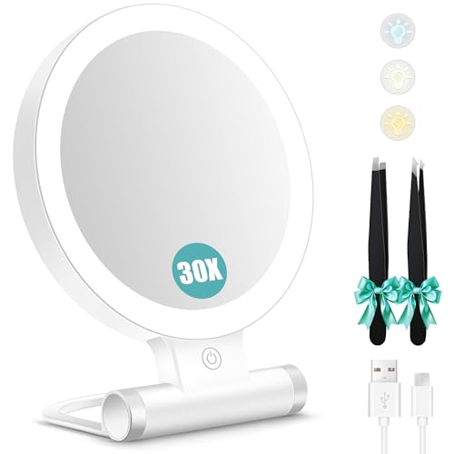 B Beauty Planet 30X Magnifying Makeup Mirror with Light