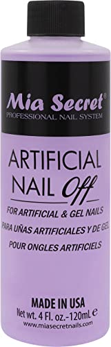 Mia Secret Professional Artificial Nail off - Artificial &Gel Nails Remover (4oz)