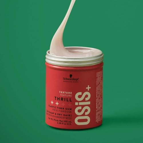OSiS+ Thrill Fibre Gum - Medium Hold Flexible Style Control with Natural Shine