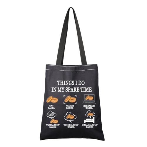 G2TUP Bagel Lover Tote Bag - Bagel Taster Gift for Bread Enthusiasts