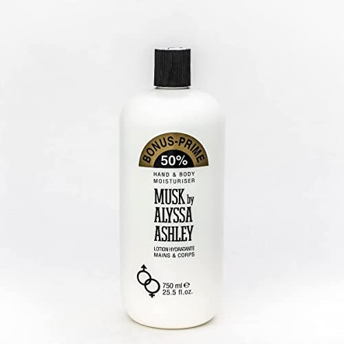 Alyssa Ashley Musk Hand & Body Lotion, 25.5 Ounce