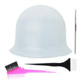 Pre-Punched Silicone Hair Highlight Cap Set with Hook & Brushes