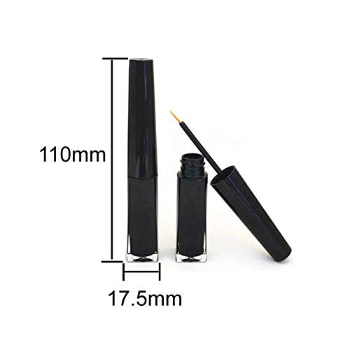 4Pcs 3ml Empty Eyeliner Tubes with Brush & Funnels