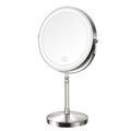 Lighted Makeup Mirror, 3000 mAh Rechargeable Double Sided Magnifying Vanity Mirror with 3 Colors, 1x/10x, 360¡Æ Rotation , Brightness Adjustable Magnification Cosmetic Light up Mirror, Women Gift