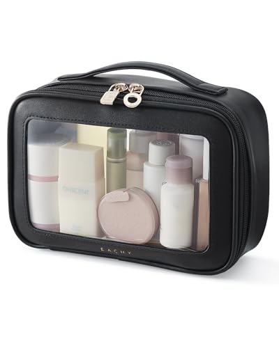 EACHY Clear Makeup Bag – Waterproof Travel Cosmetic Organizer