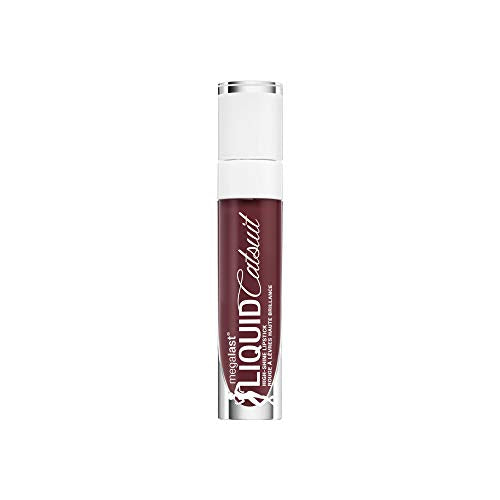 wet n wild Mega Last Catsuit High-Shine Liquid Lipstick Maroon Devil's Advocate (Pack of 2)